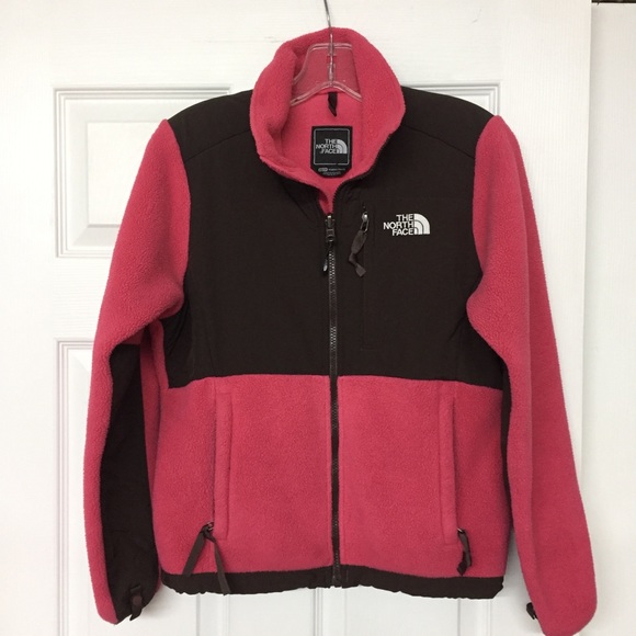 The North Face Jackets & Blazers - The North Face Denali Classic Fleece Pink Brown Jacket Sz XS